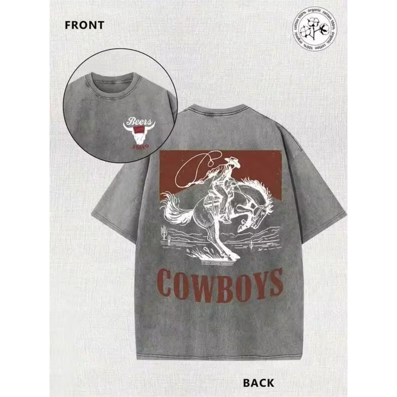 Italy Fashion Street - 2026SummerMen's Western Cowboy Print Shirt Vintage