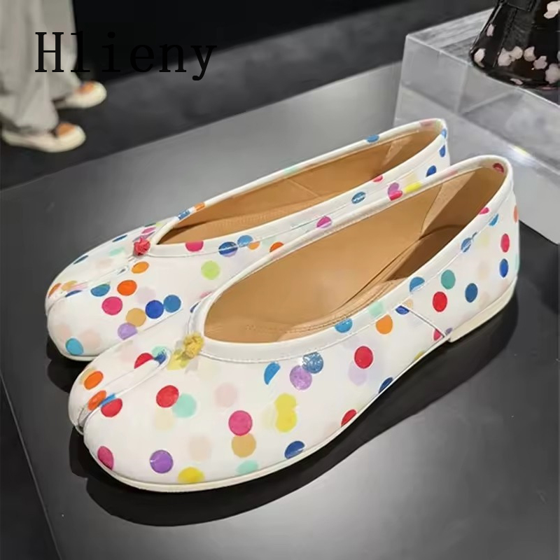 Street Fashion Dance - Hlieny Fashion Colorful Polka Dot Split