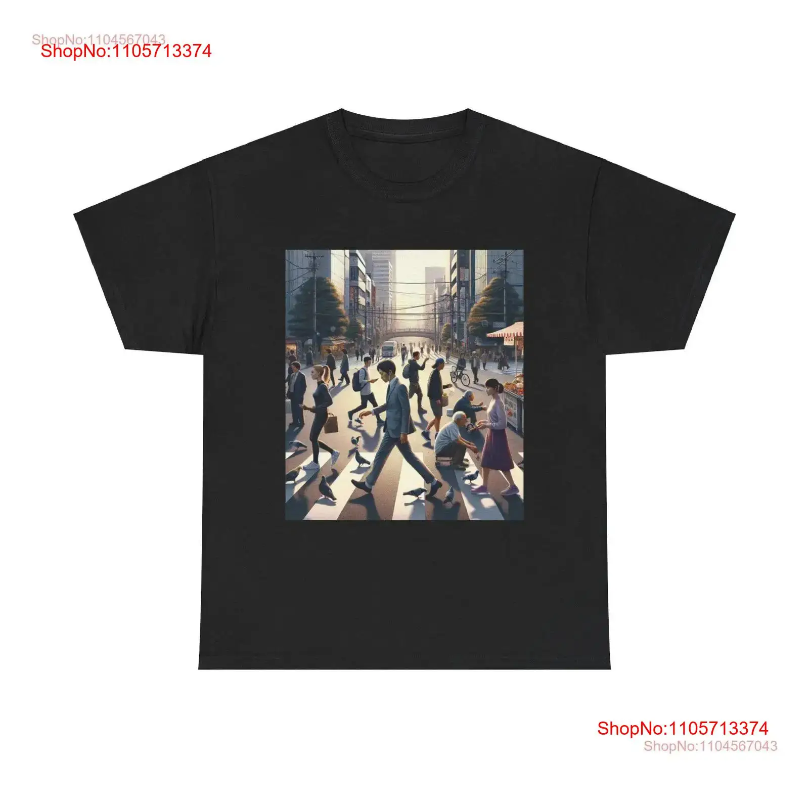 Urban Street Fashion Photography - Tokyo Morning Commute T Shirt Urban