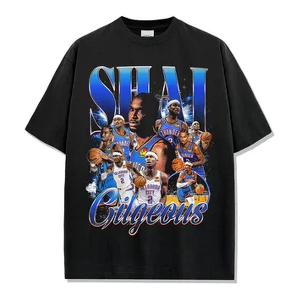 Street Fashion Magazine - Shai Gilgeous-Alexander Thunder Legend Graphic T-Shirt