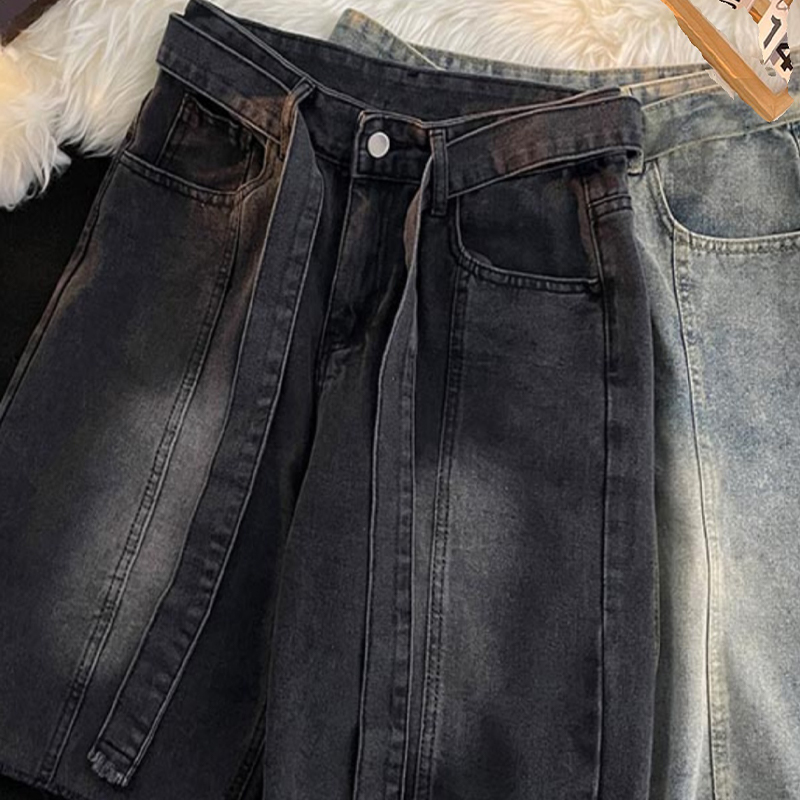Summer Thin Fringed Denim Shor - đánh giá và giá Street Fashion In Japanese