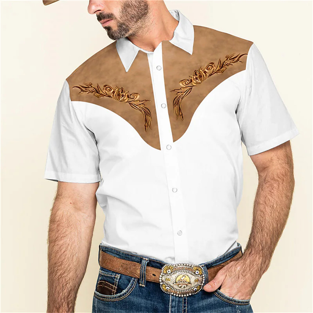 Men's western shirt animal gra - đánh giá và giá Street Fashion Shanghai