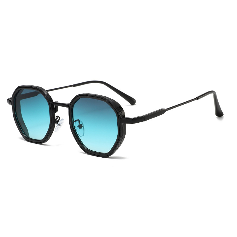 Metal Polygon Retro Sunglasses - đánh giá và giá Italy Fashion Street