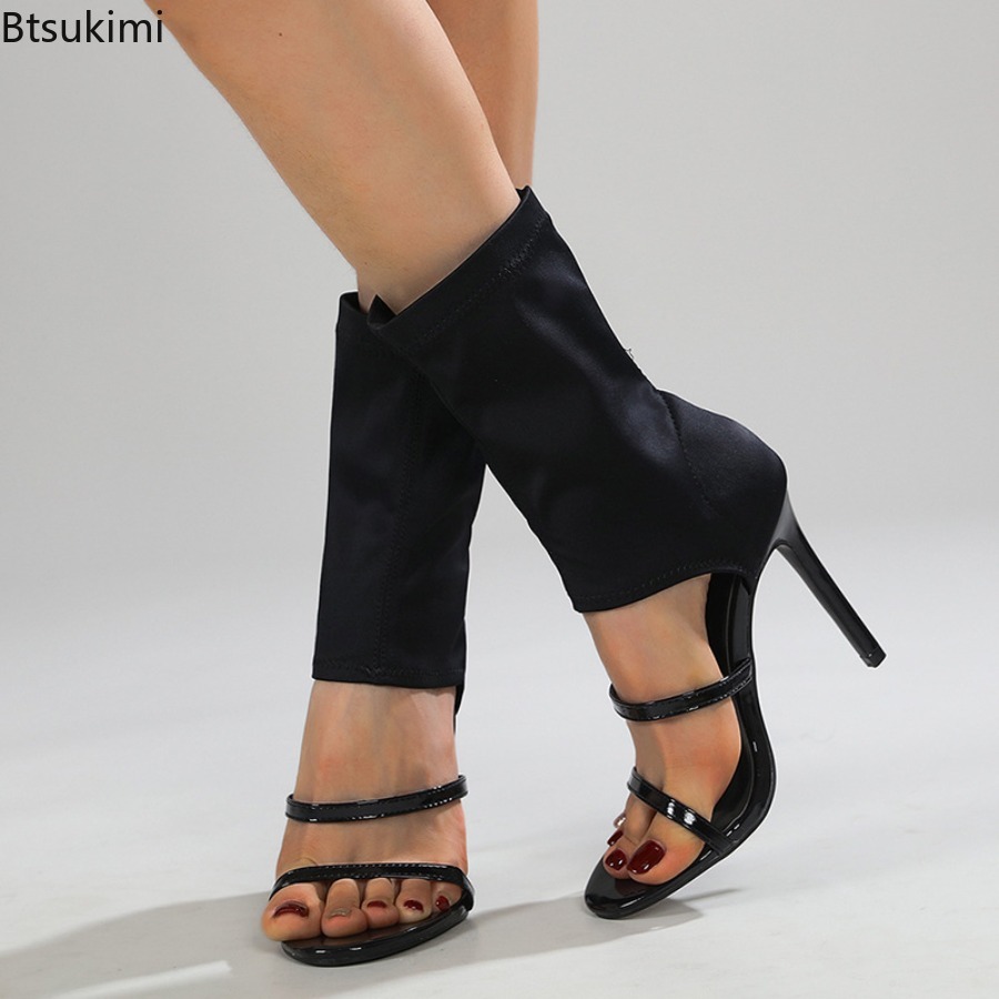 Sexy Stretch Boots High Heels  - đánh giá và giá Street Fashion Dance