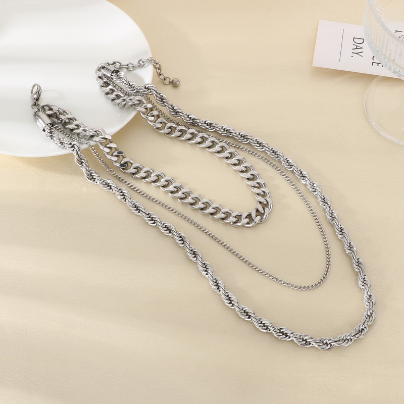 Stainless Steel Chain Cuban Li - đánh giá và giá Fashion Street Singapore