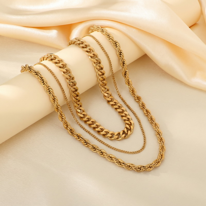 Stainless Steel Chain Cuban Li - đánh giá và giá Fashion Street Singapore