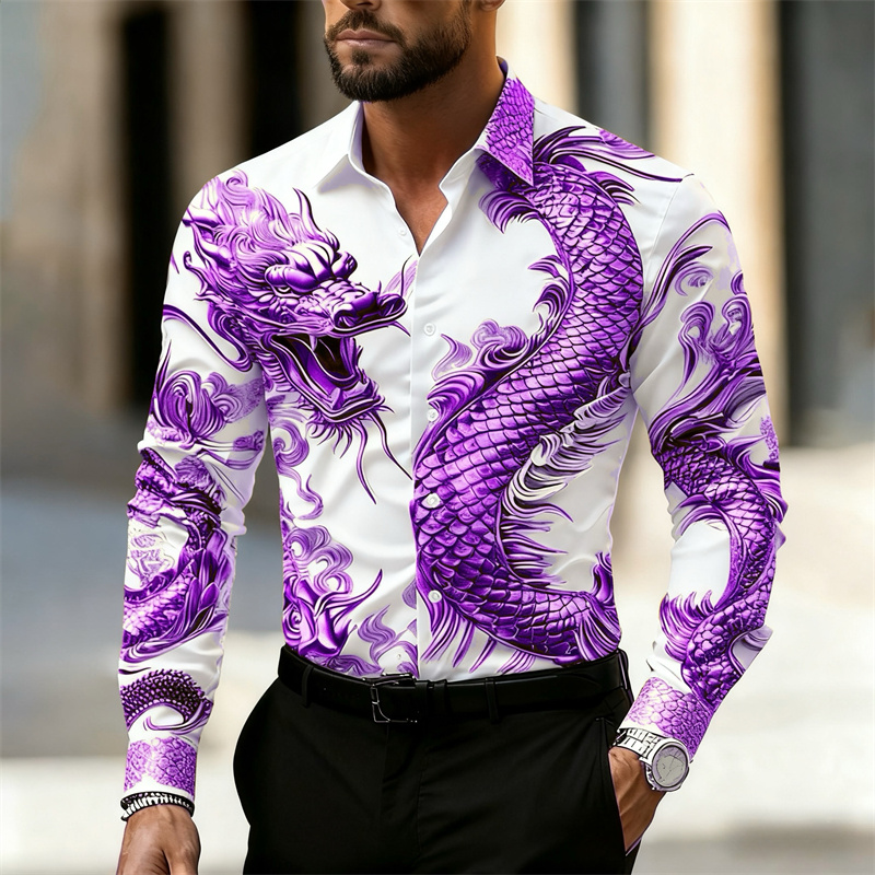 Men's Shirt Long Sleeve Shirt  - đánh giá và giá Street Fashion Shanghai