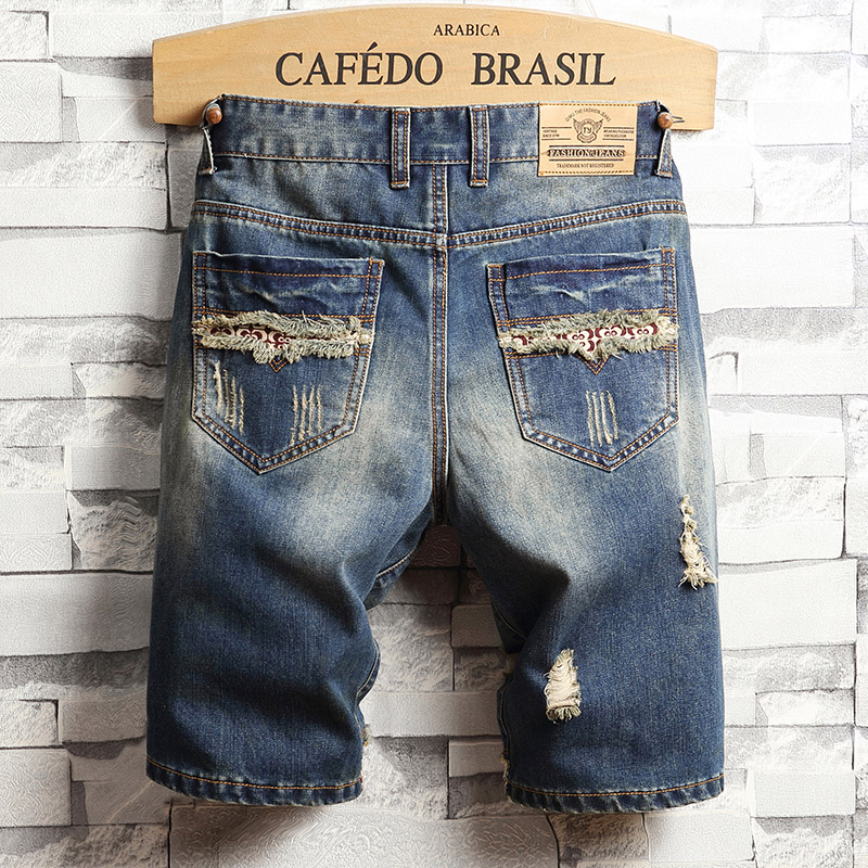 Ripped Hip-hop Denim Shorts Me - đánh giá và giá Street Fashion Dance