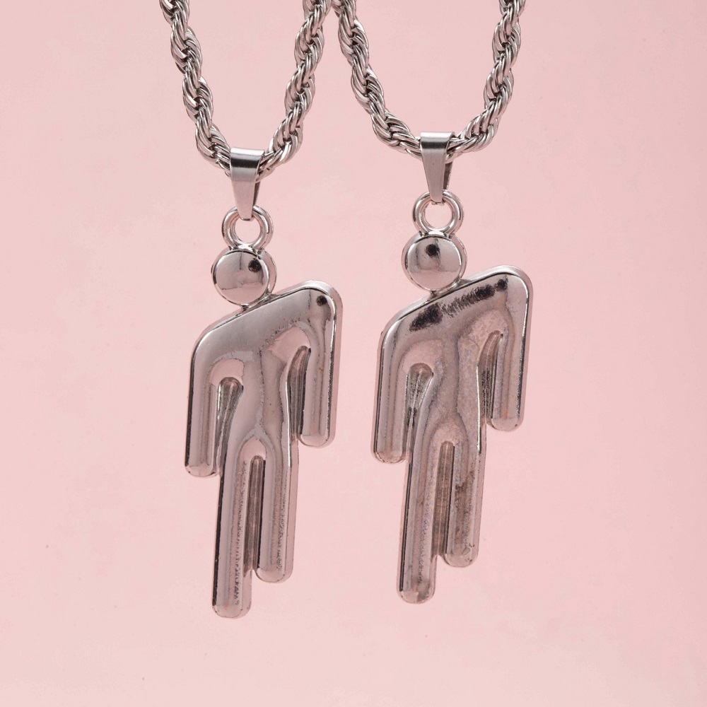2Pcs Hip Hop Stainless Steel S - đánh giá và giá Fashion Street Singapore