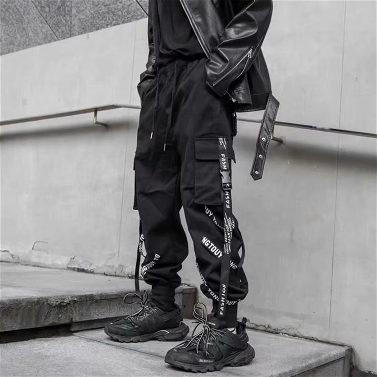 Fashion New Cargo Pants Men Jo - đánh giá và giá Street Fashion In Japanese