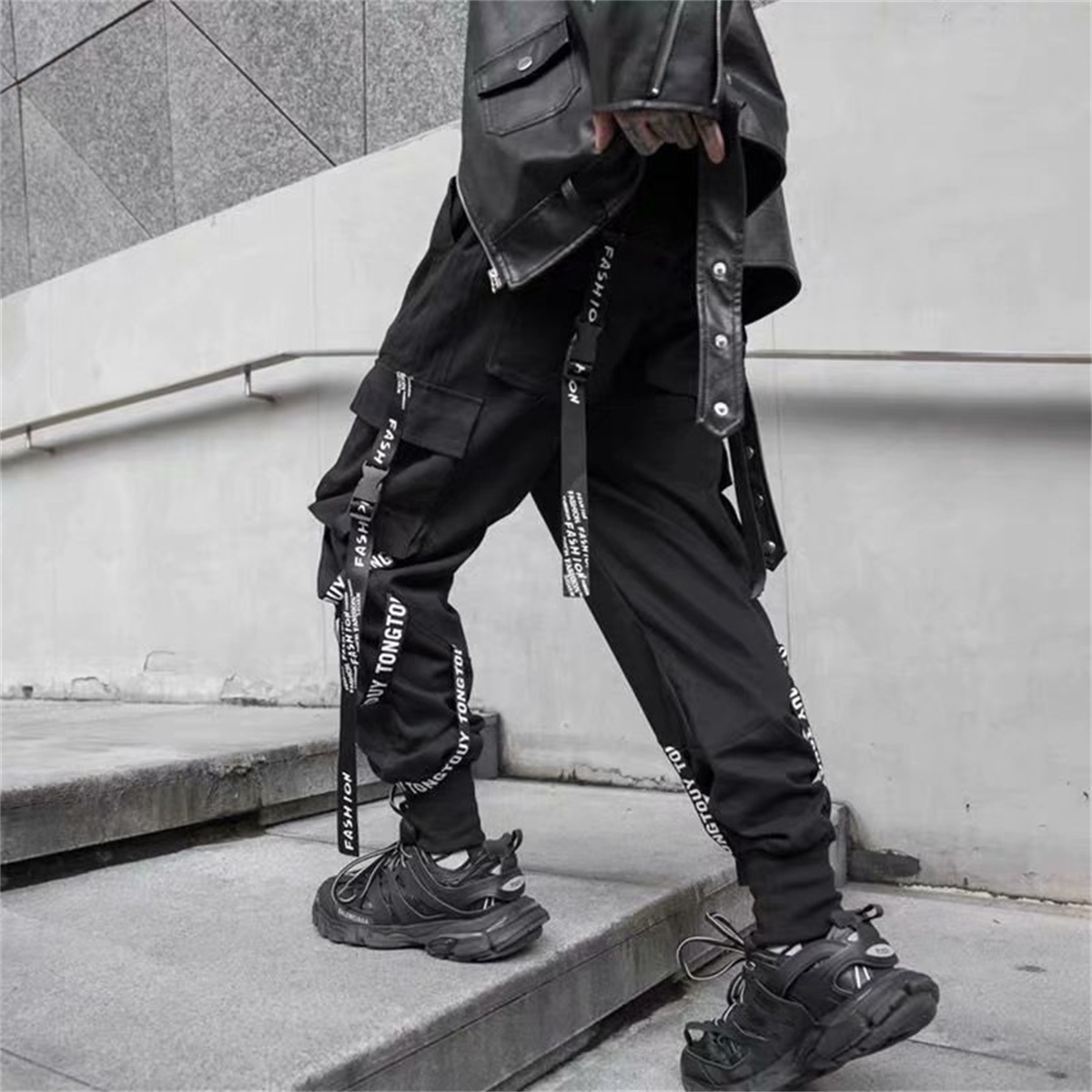 Fashion New Cargo Pants Men Jo - đánh giá và giá Street Fashion In Japanese