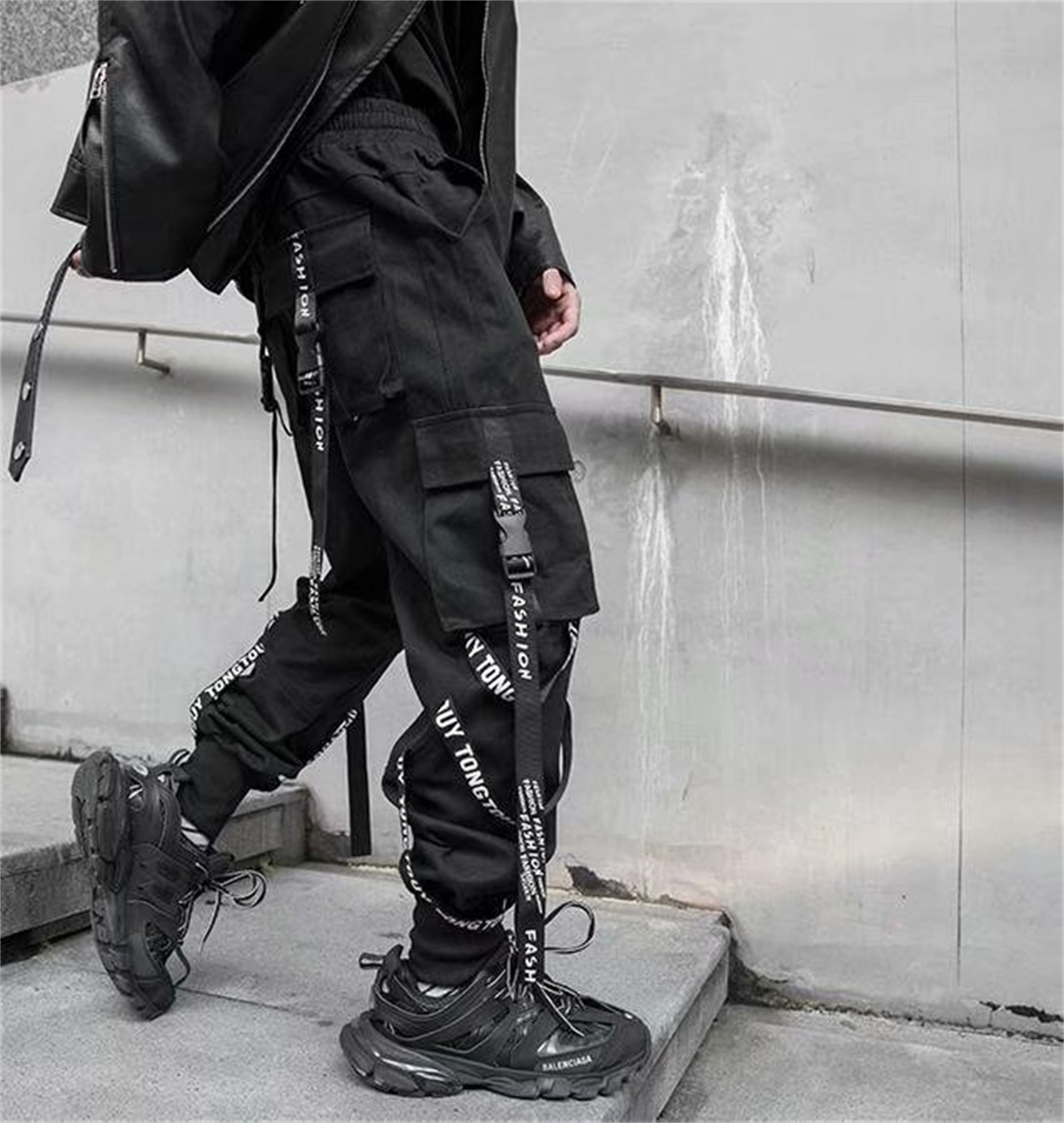 Fashion New Cargo Pants Men Jo - đánh giá và giá Street Fashion In Japanese