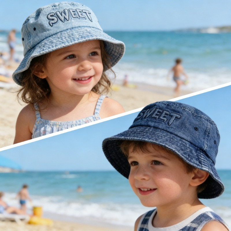 Japanese Retro Kids Bucket Hat - đánh giá và giá Street Fashion In Japanese
