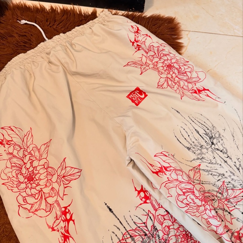 Harajuku Red Spider Lily Print - đánh giá và giá Street Fashion In Japanese