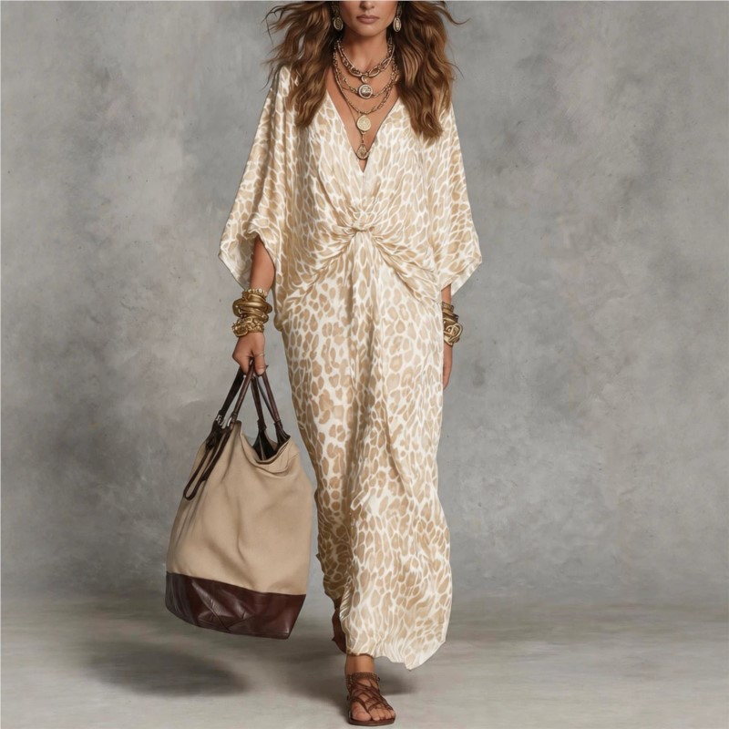 Fashion Leopard Print Dress Se - đánh giá và giá Italy Fashion Street