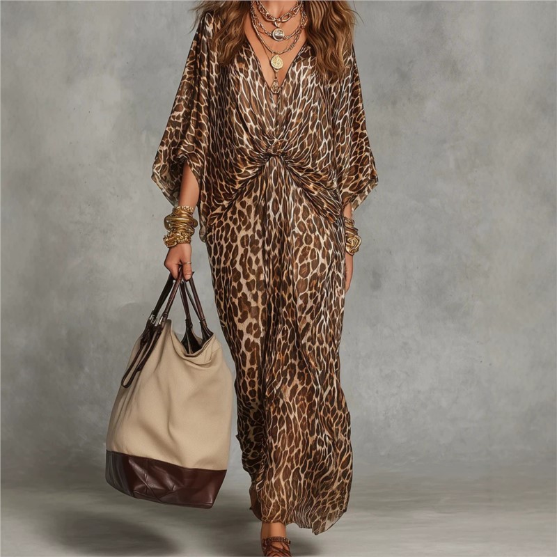 Fashion Leopard Print Dress Se - đánh giá và giá Italy Fashion Street