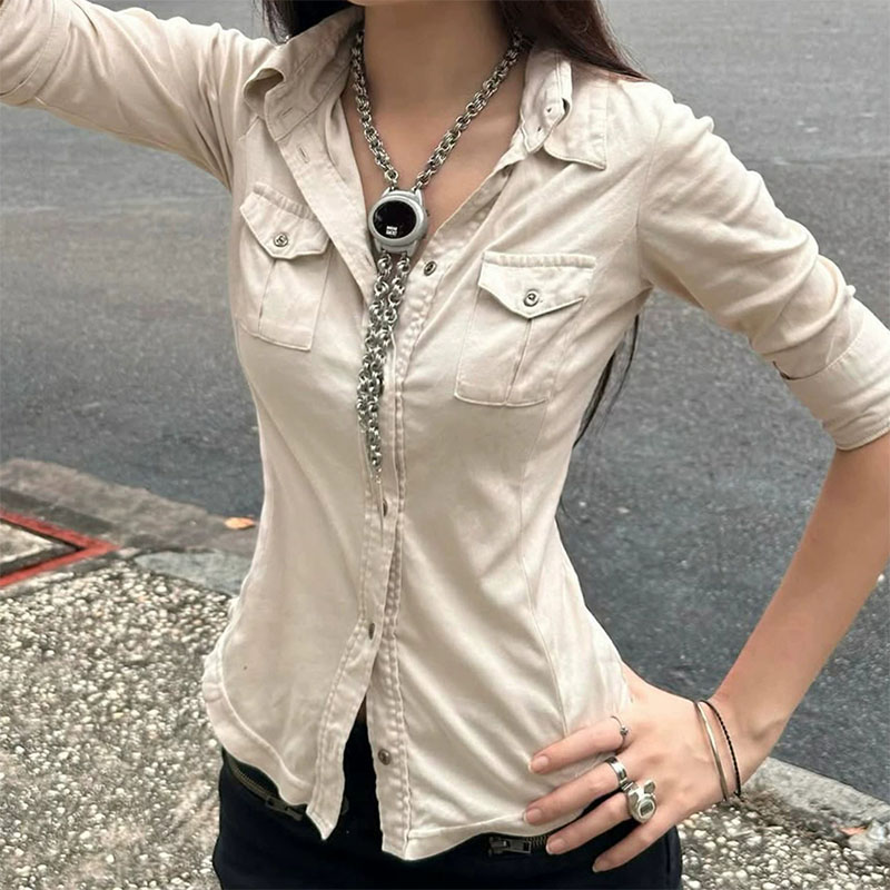 Half Sleeve Button Up Shirts f - đánh giá và giá Street Fashion In Japanese
