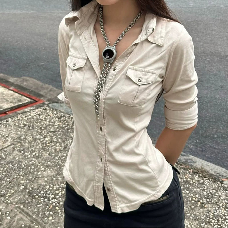 Half Sleeve Button Up Shirts f - đánh giá và giá Street Fashion In Japanese