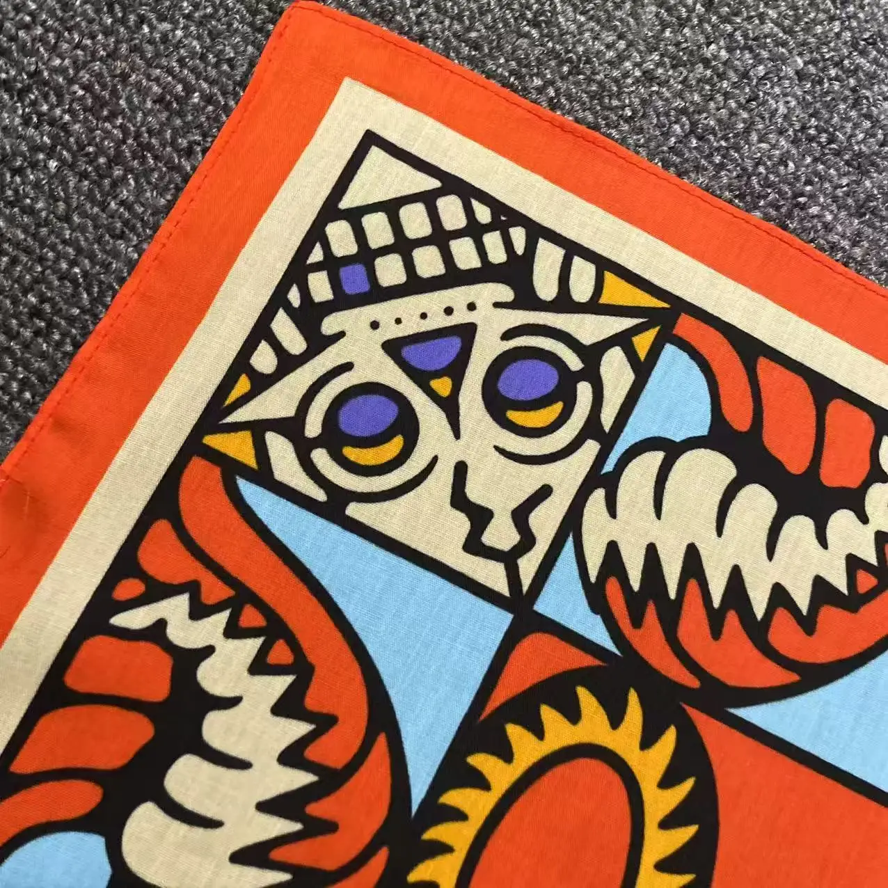 Digital Printed Retro Bandana  - đánh giá và giá Street Fashion Dance