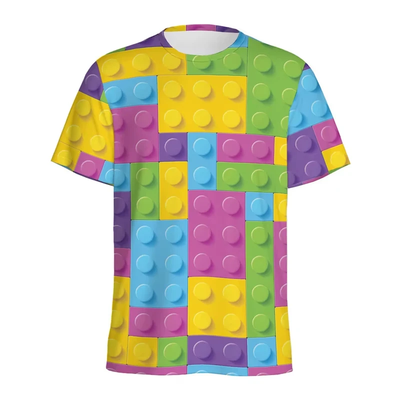 Retro Building Block 3D Printe - đánh giá và giá Street Fashion Videos